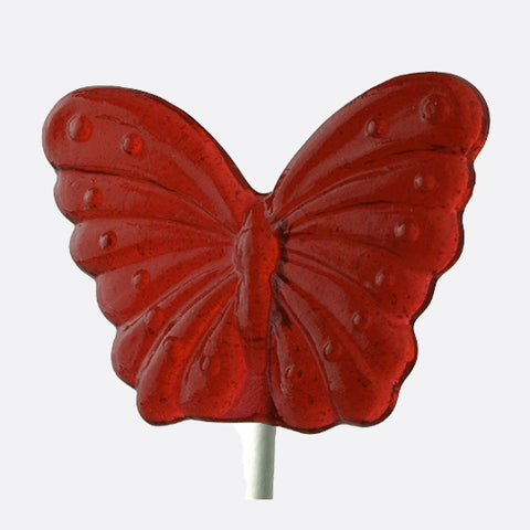 Butterfly Natural Clear Lollipop - Four Flavors!