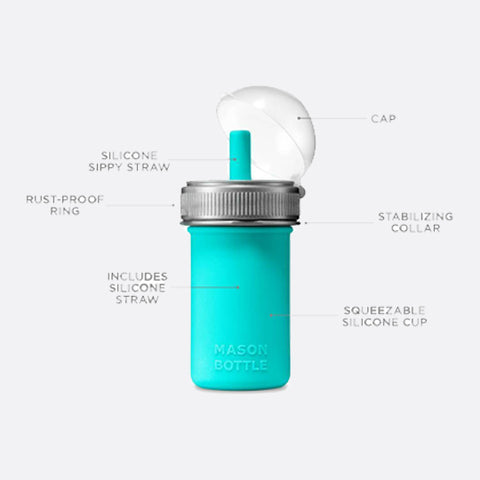 Mason Bottle Toddler Tumbler